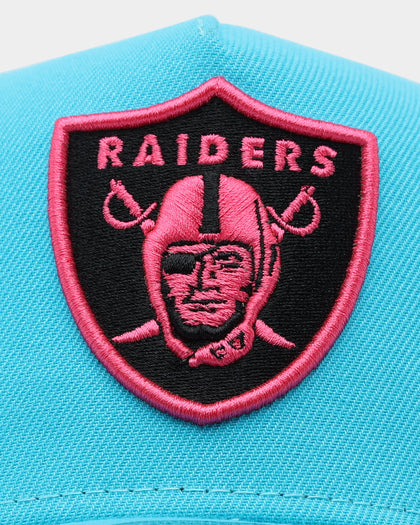New Era Las Vegas Raiders 'Neon Vice' 9FORTY A-Frame Snapback Neon Blue