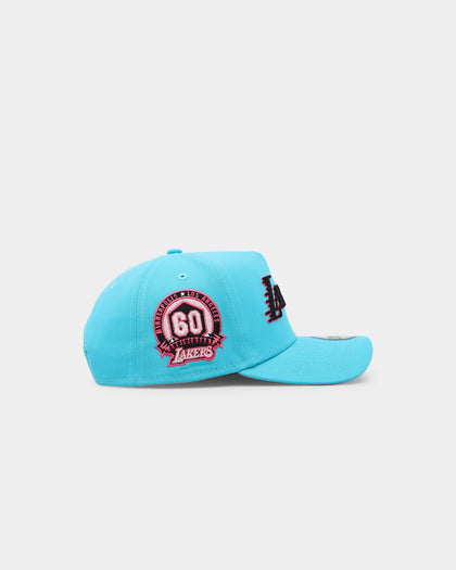 New Era Los Angeles Lakers 'Neon Vice' 9FORTY A-Frame Snapback Neon Blue