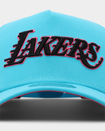 New Era Los Angeles Lakers 'Neon Vice' 9FORTY A-Frame Snapback Neon Blue