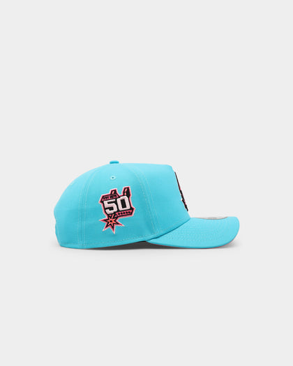 New Era San Antonio Spurs 'Neon Vice' 9FORTY A-Frame Snapback Neon Blue