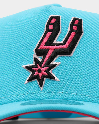New Era San Antonio Spurs 'Neon Vice' 9FORTY A-Frame Snapback Neon Blue