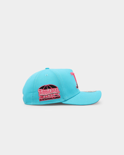 New Era Tampa Bay Rays 'Neon Vice' 9FORTY A-Frame Snapback Neon Blue