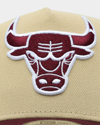 New Era Chicago Bulls 9FORTY A-Frame 2-Tone Snapback Gold