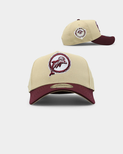 New Era Miami Dolphins 9FORTY A-Frame 2-Tone Snapback Gold