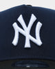 New Era New York Yankees 9FORTY A-Frame 2-Tone Snapback Dark Blue
