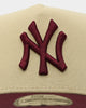 New Era New York Yankees 9FORTY A-Frame 2-Tone Snapback Gold