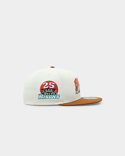 New Era Buffalo Bisons 'Toasted Peanut' 2-Tone 59FIFTY Fitted White