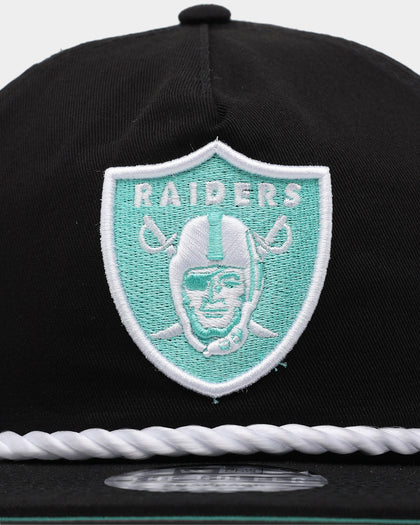 New Era Las Vegas Raiders 'Black Cool Mint Golfer Collection' Golfer Snapback Black/Mint