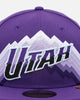 New Era Utah Jazz 'NBA CE Headwear Collection' 59FIFTY Fitted Black