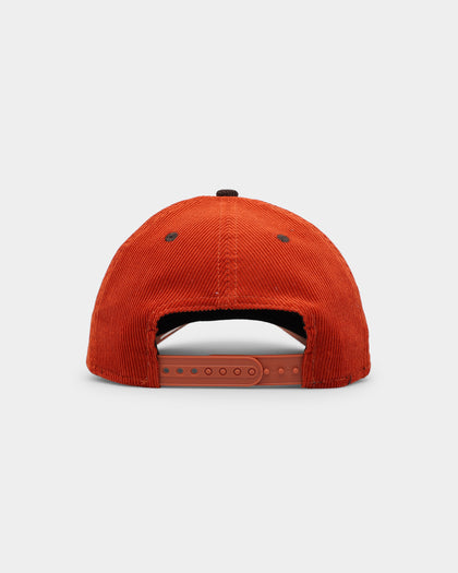 New Era Baltimore Orioles 'Pumpkin Spice Corduroy' 9FORTY A-Frame Snapback Copper/Brown