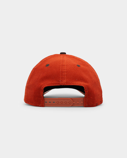 New Era Baltimore Orioles 'Pumpkin Spice Corduroy' 9FORTY A-Frame Snapback Copper/Brown