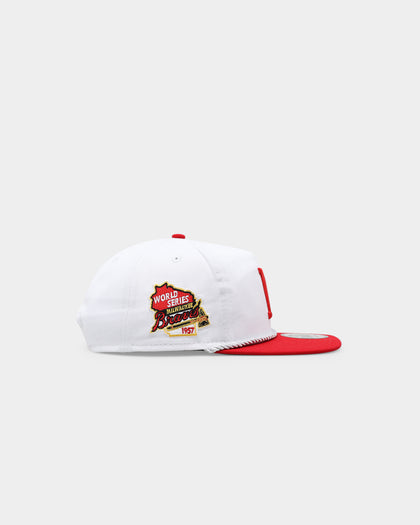 New Era Milwaukee Braves 2-Tone Golfer Snapback White/Red