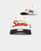 Mitchell & Ness Philadelphia 76s Team Script OG Snapback Vintage Cream