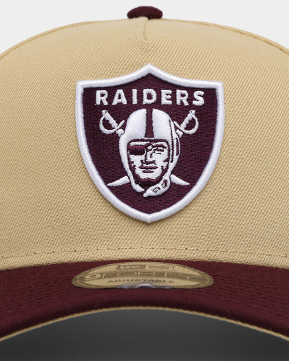 New Era Las Vegas Raiders 'Gold 2 Tone' 9FORTY A-Frame Snapback Gold