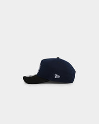 New Era Philadelphia Athletics 'Blue/Black 2 Tone' 9FORTY A-Frame Snapback Dark Blue