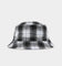 Carre Chat Bucket Hat Black Plaid