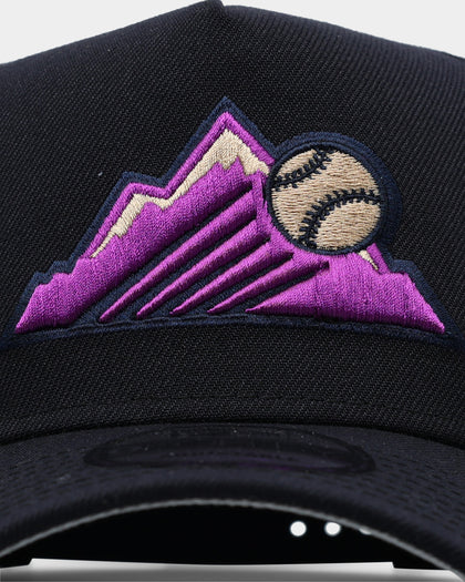 New Era Colorado Rockies 'Acai' 9FORTY A-Frame Snapback Navy/Magenta