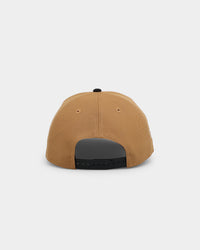 New Era Atlanta Braves 'Desert Tan' 9FORTY A-Frame Snapback Stone/Wheat