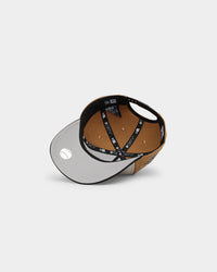 New Era Atlanta Braves 'Desert Tan' 9FORTY A-Frame Snapback Stone/Wheat