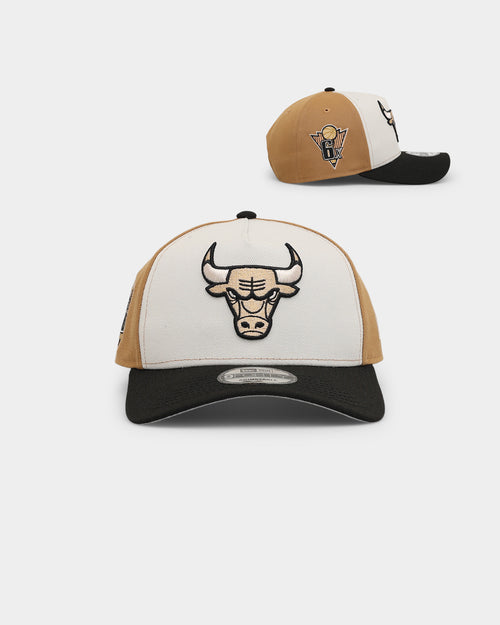 New Era Chicago Bulls 'Desert Tan' 9FORTY A-Frame Snapback Stone/Wheat