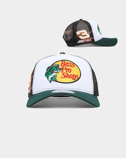 New Era X Nascar 9FORTY A-Frame Trucker Snapback Dark Green/Camo