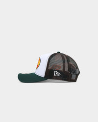 New Era X Nascar 9FORTY A-Frame Trucker Snapback Dark Green/Camo