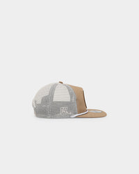 New Era X Nascar BPS MT19 Golfer Trucker Snapback Khaki