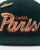 Carre X Hood Paris Script Snapback Forest
