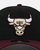 New Era Chicago Bulls 'Burgundy Bounceback' 9FORTY A-Frame Snapback Black/Maroon