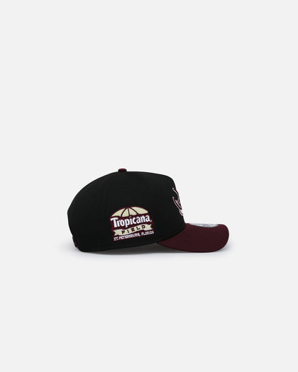 New Era Tampa Bay Rays 'Burgundy Bounceback' 9FORTY A-Frame Snapback Black/Maroon