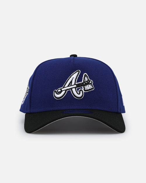 New Era Atlanta Braves 'Royal Reign' 9FORTY A-Frame Snapback Dark Royal/Black