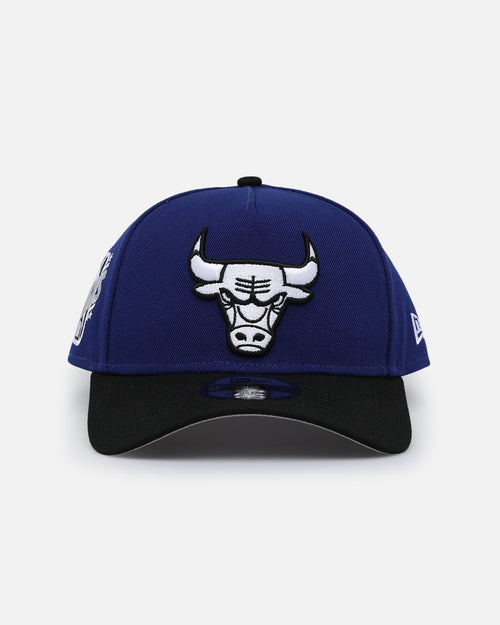 New Era Chicago Bulls 'Royal Reign' 9FORTY A-Frame Snapback Dark Royal/Black