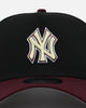 New Era New York Yankees 'Burgundy Bounceback' 9FORTY A-Frame Snapback Black/Maroon