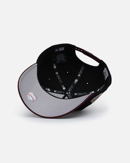 New Era New York Yankees 'Burgundy Bounceback' 9FORTY A-Frame Snapback Black/Maroon