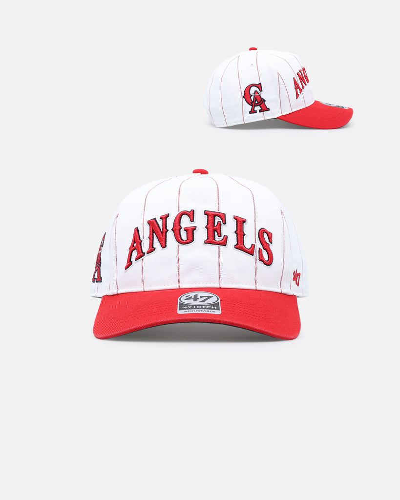 47 Brand Los Angeles Angels 'Double Header Pinstripe' '47 Hitch Snapba ...
