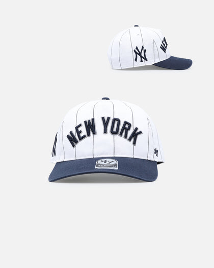 47 Brand New York Yankees 'Double Header Pinstripe' '47 Hitch Snapback White