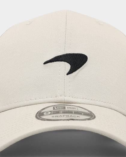 New Era McLaren 9FIFTY Cloth Snapback Light Beige