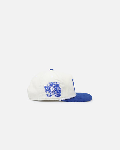New Era Los Angeles Dodgers '2-Tone Corduroy' Golfer Snapback Chrome/Royal