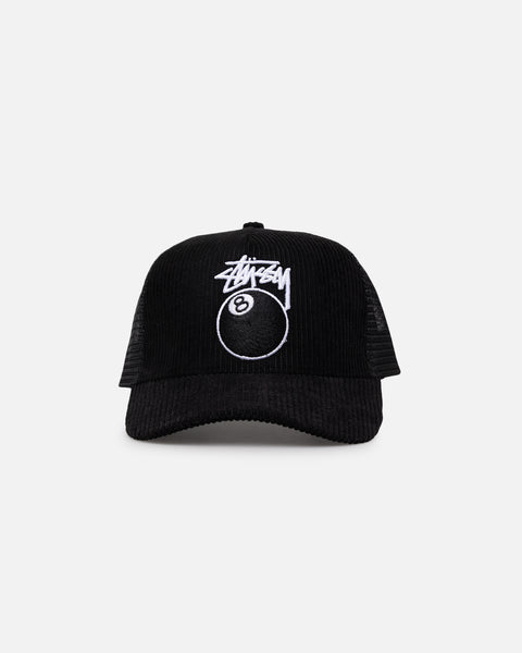 Stussy 8 Ball Trucker Cap Black | Culture Kings