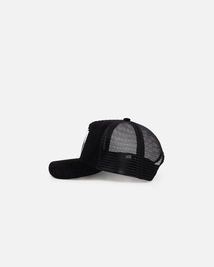 Stussy 8 Ball Trucker Cap Black