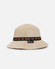Carre Floraux Corduroy Bucket Hat Stone