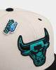 Mitchell & Ness Chicago Bulls 'Diamond' Fitted Bone/Black