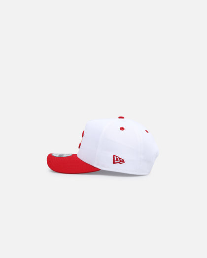 New Era Chicago Cubs 'Satin Blaze' 9FORTY A-Frame Snapback White/Scarlet