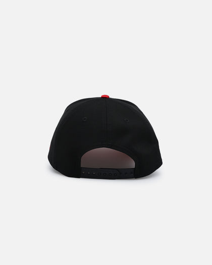 New Era Boston Red Sox 'Satin Scarlet' 9FORTY A-Frame Snapback Black/Scarlet