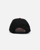 New Era Boston Red Sox 'Satin Scarlet' 9FORTY A-Frame Snapback Black/Scarlet