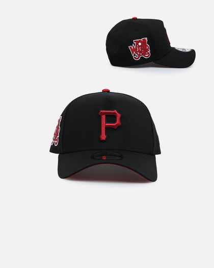 New Era Pittsburgh Pirates 'Satin Scarlet' 9FORTY A-Frame Snapback Black/Scarlet