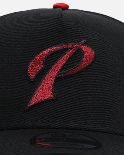 New Era San Diego Padres 'Satin Scarlet' 9FORTY A-Frame Snapback Black/Scarlet