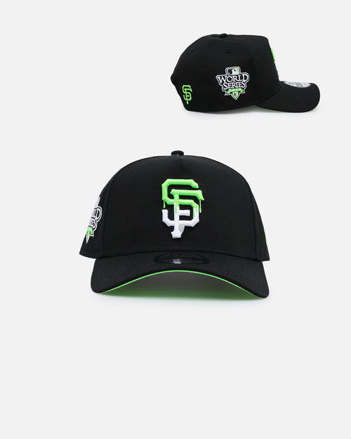 New Era San Francisco Giants 'Drip Logo' 9FORTY A-Frame Snapback Black/White/Green