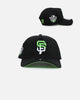 New Era San Francisco Giants 'Drip Logo' 9FORTY A-Frame Snapback Black/White/Green