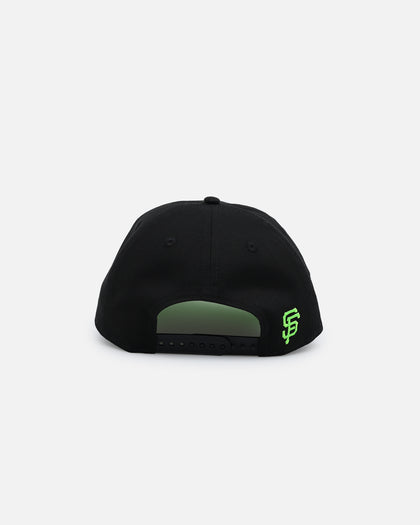 New Era San Francisco Giants 'Drip Logo' 9FORTY A-Frame Snapback Black/White/Green